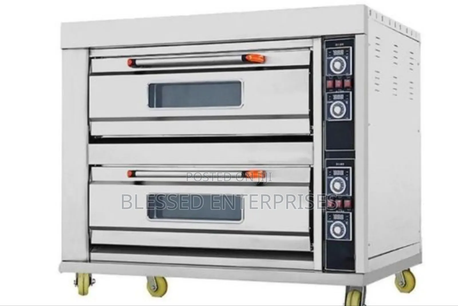 Quality Electric Oven Two Deck Four Trays