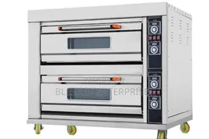 Quality Electric Oven Two Deck Four Trays