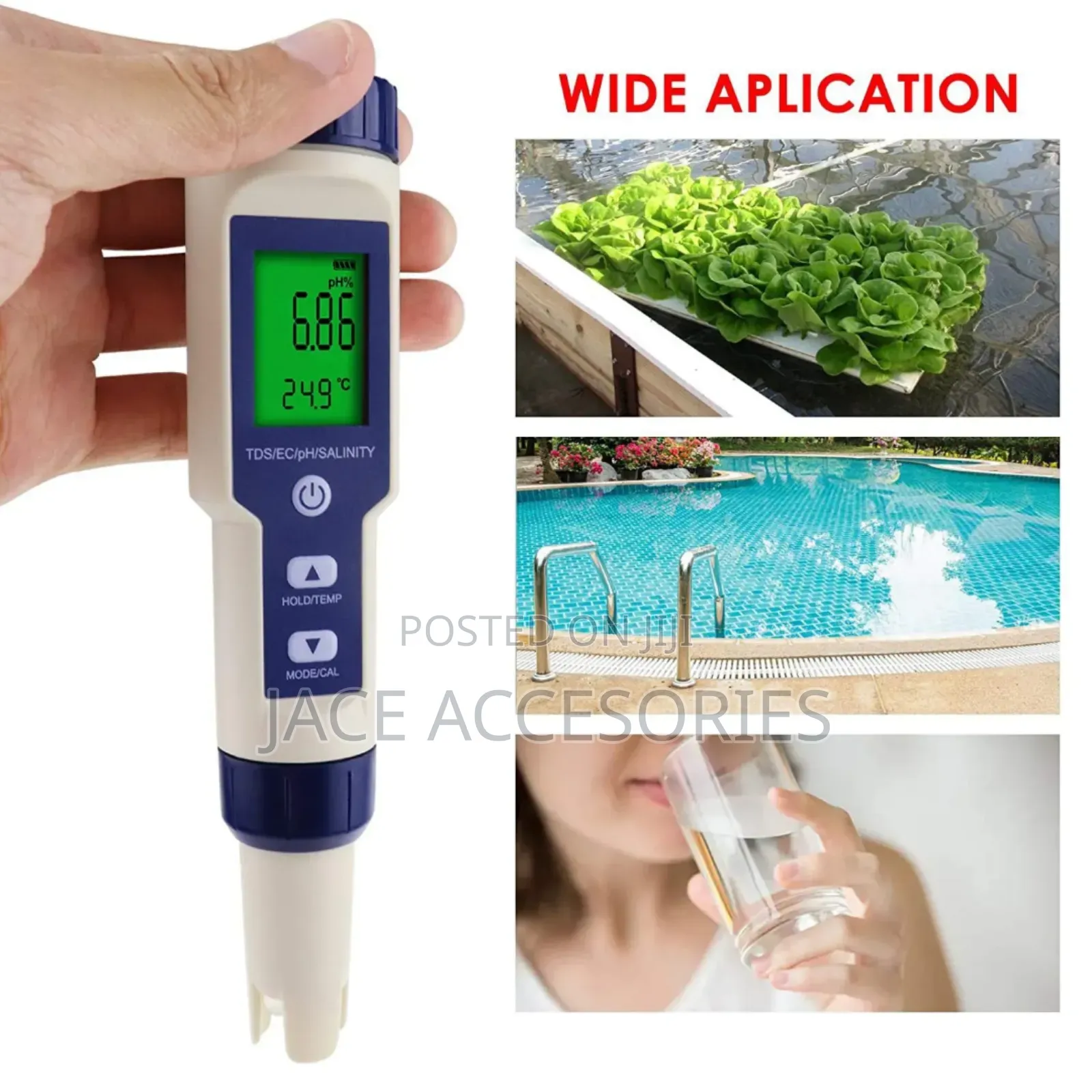 Accurate  5 In 1  Water Ph Tester