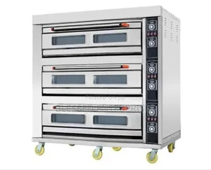 Commercial Electric Oven Three Deck Nine Trays