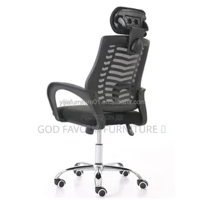 Vintage Black Headrest Office Chair Axd9