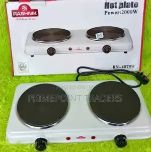 Electric Hotplate (Double Burner) Rashnik- In Stock