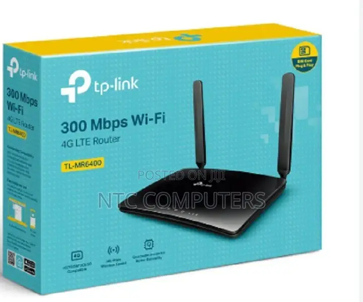 Tl-Mr6400 | 300 MBPS Wireless N 4g Lte Router - Tp-Link