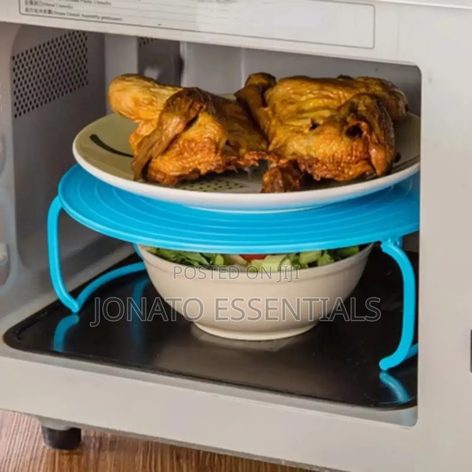 Microwave Plate Stacker, 2-Tier Food Rack, Space Saver Kenya