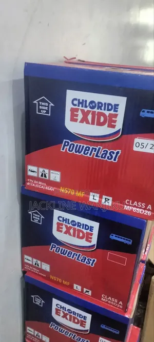 N70 Chloride Exide Battery/ Car Battery N70 Chloride