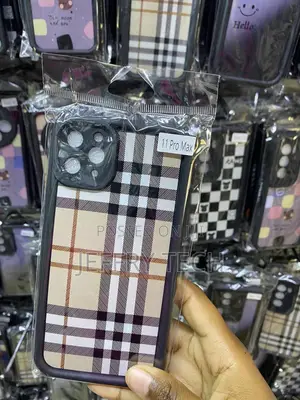 Cjoelzky Tartan Fabric Pattern Case for iPhone 11 Pro Max