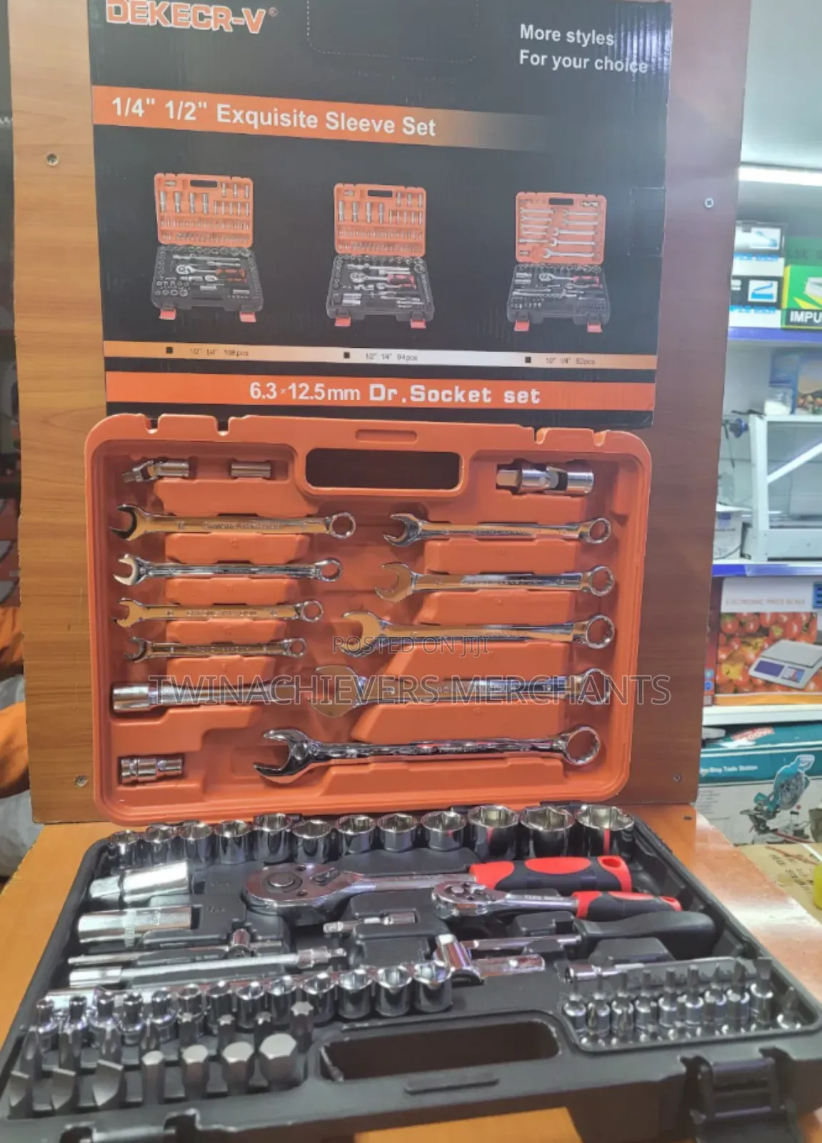 82pcs Toolbox/82pcs Socket Spanner Toolset