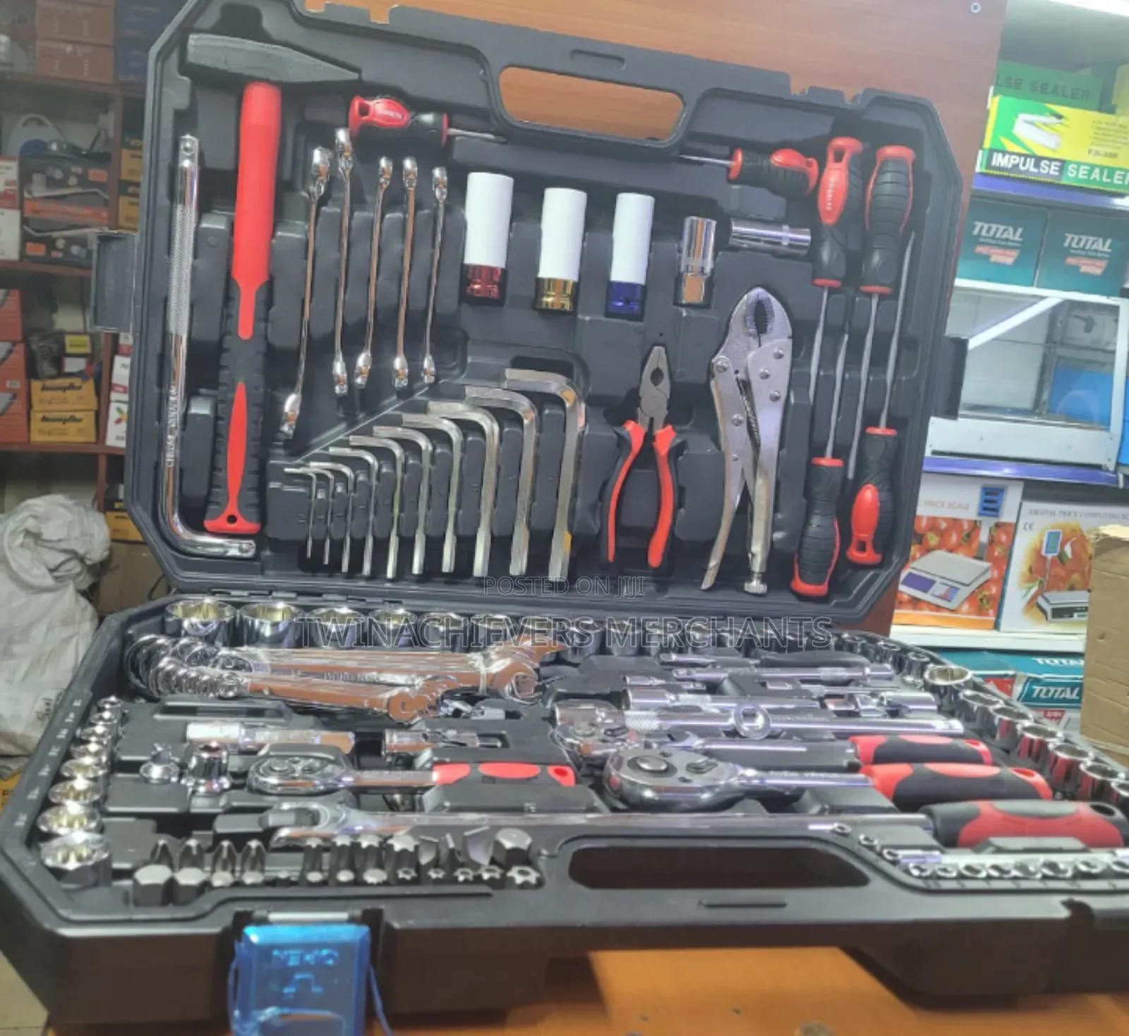 142pcs Toolbox/Combination Spanner Set Toolbox