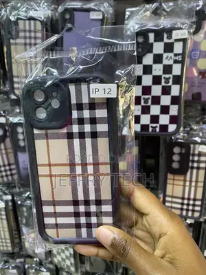 Mixne Plaid iPhone 11 Pro Max Tartan Stripe Fabric Case