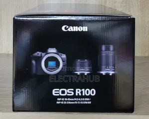 Canon R100 Rf-S 18-45mm Rf-S 55mm-210mm Lens New Sealed
