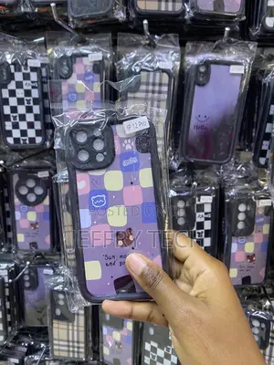 Scottish Tartan Grid Fabric Cover for iPhone 12 Pro