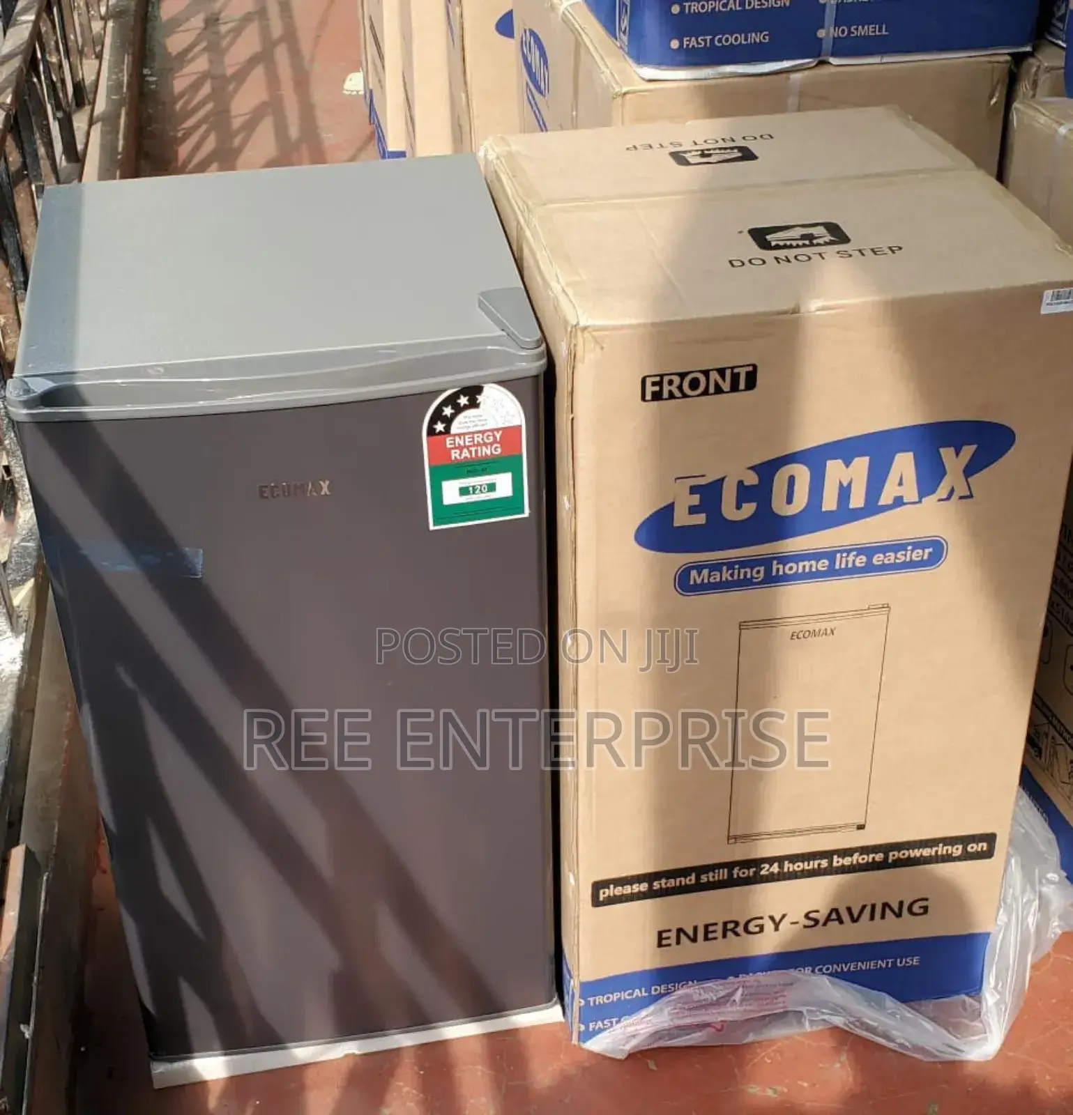 Ecomax 90 Litres Dark Silver Single Door Refrigerator