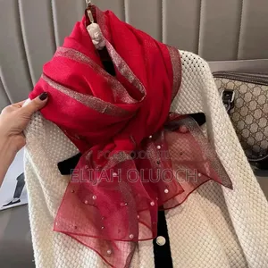 Red Pearl Scarves