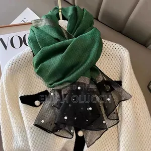Classy Elegant Pearl Scarf
