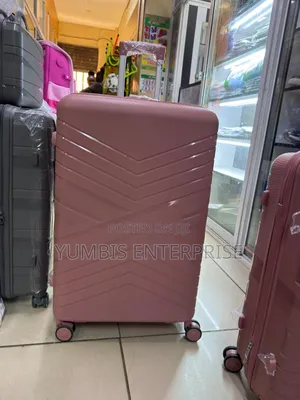 (72cm)) Large Size Large Pink Rubber Suitcase 1pc 27kgs