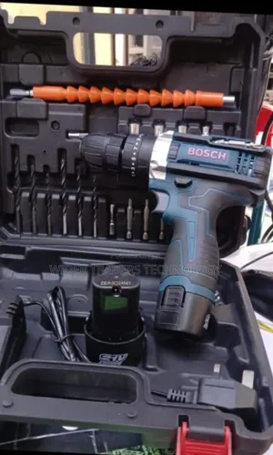 Bosch Cordless Electric Drill Set - 21v Rechargeable Power