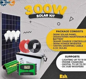 300w Full Kit System/ Full Kit System 300 Watt and Battery