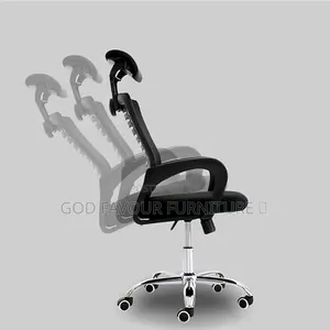 Adjustable Height Swivel Headrest Office Chair Yw3