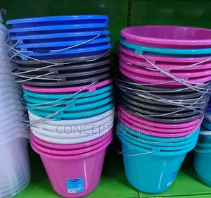 20 Litres Kenpoly Strong Open Bucket With Metallic Handles