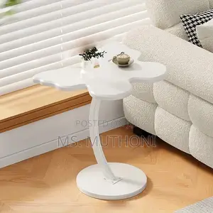 White Modern Butterfly Shaped Side Stool/Table*
