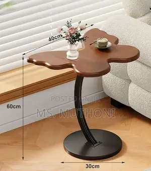 Brown Butterfly Shaped Side Stool/Table*