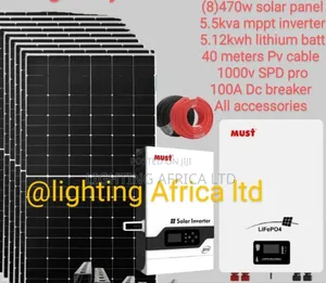 5.5kva -5.12kwh Lithium-(8)470w Solar -(Free Installation Transport)