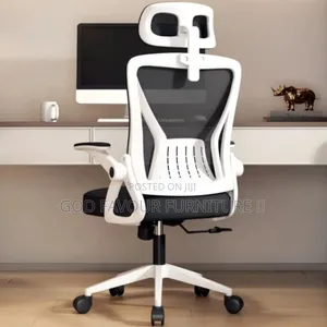 Comfy Vintage Headrest Office Chair Tde3