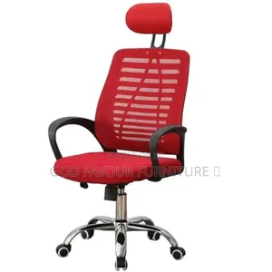 Quality Red High Back Headrest Office Chair Ys3w