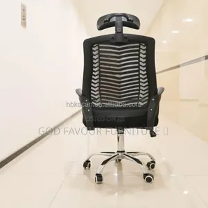 Adjustable Height Headrest Office Chair With Armrests Tc5r