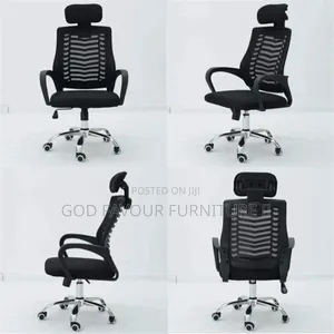Unique Black Comfy Headrest Office Chair Hf8k