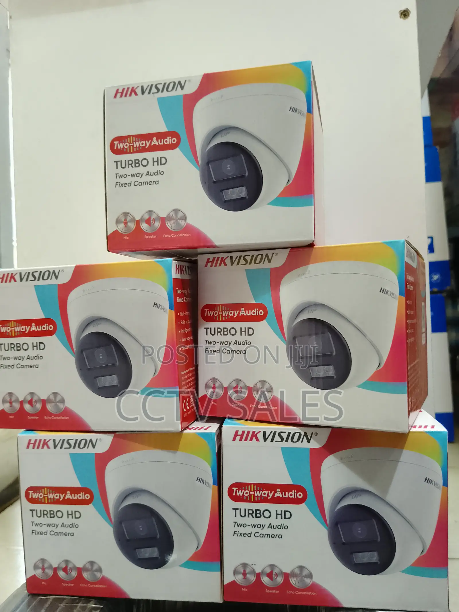 Ds-2ce78d0t-Lts2mp Two-Way Audio Fixed Turret Camera