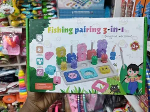 Montessori Fishing Pairing 3-in-1" Block Toy
