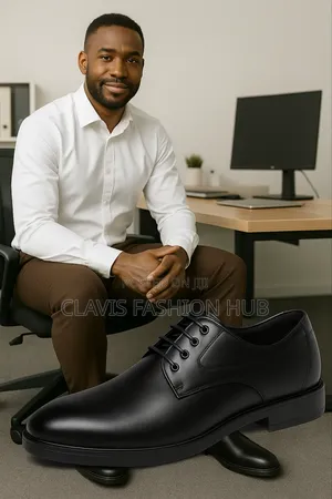 Office Shoes Black WTH Show Laces