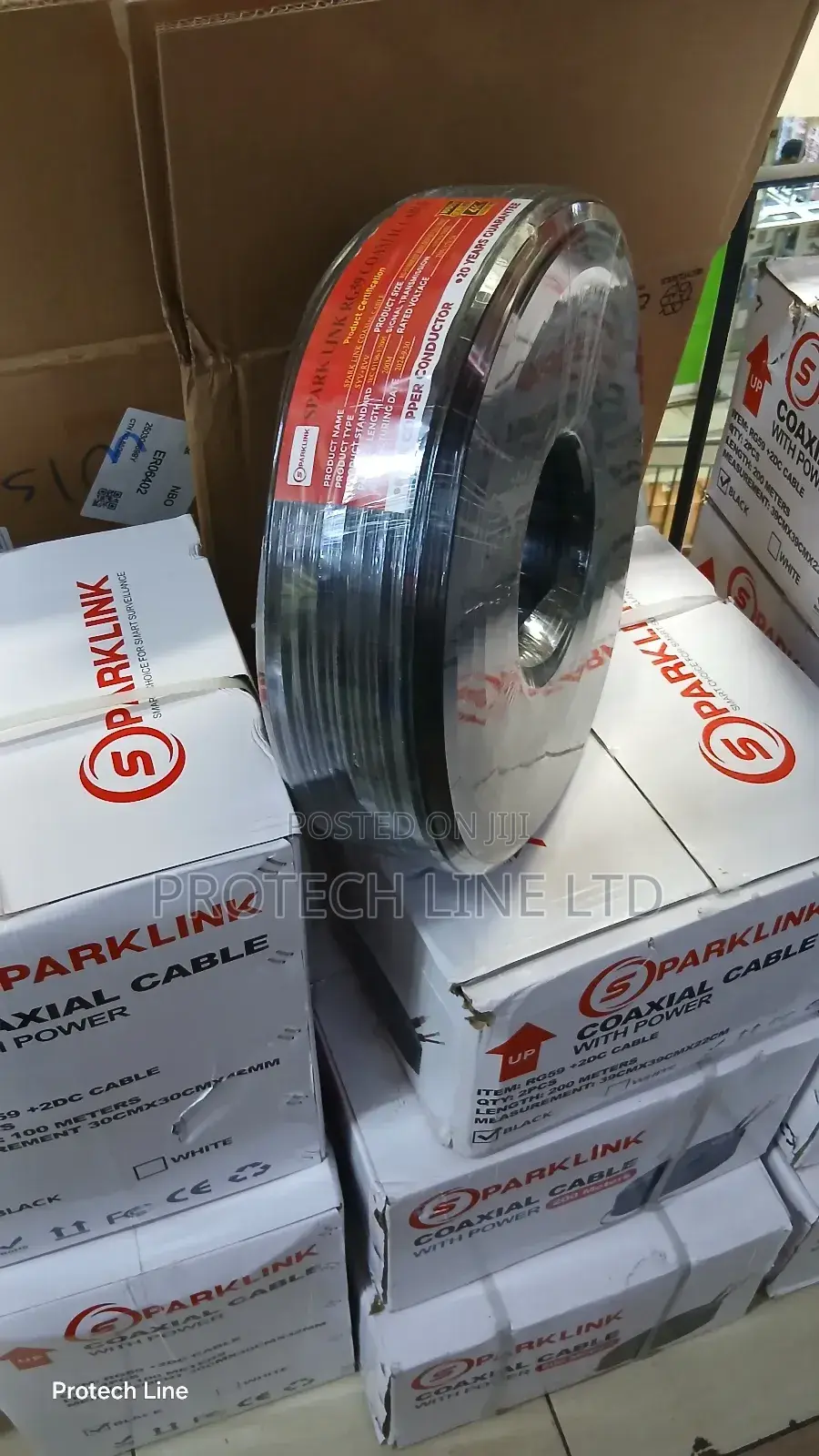 CCTV 200m Signal Cable With Power
