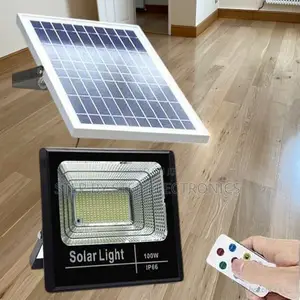 Light Control 100w Outdoor Security Led Solar Flood Light