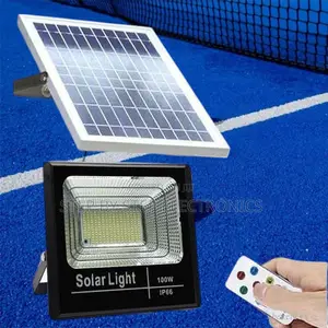 Remote Control 100w Outdoor Security Led Solar Flood Light