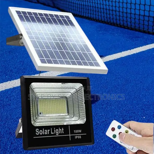 Remote Control 100w Outdoor Security Led Solar Flood Light