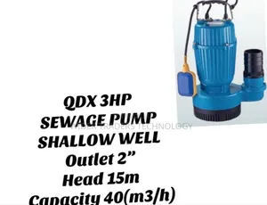 Premier 3hp Sewage Pump Shallow Well.