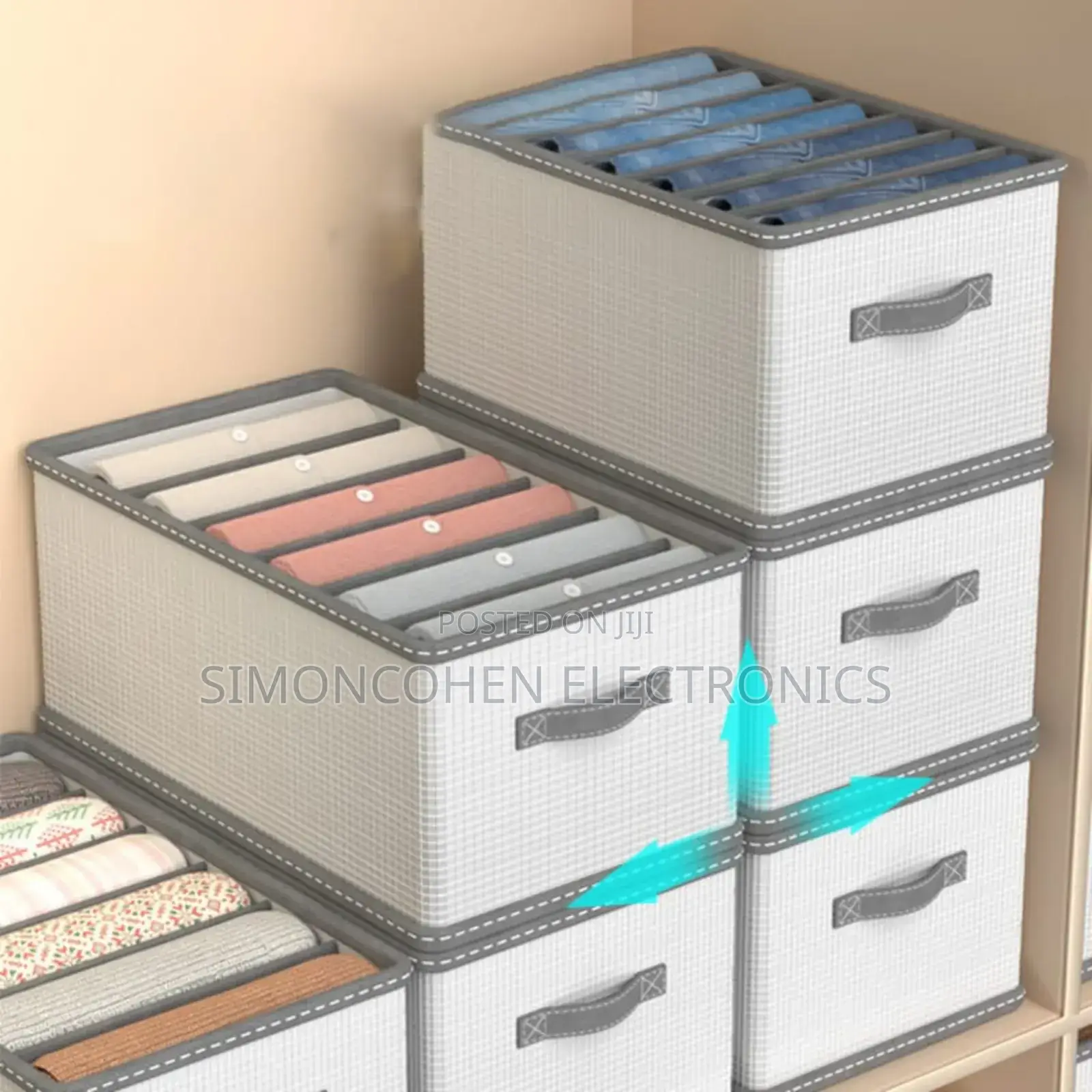 8 Grid Jeans Compartment Storage Organizer