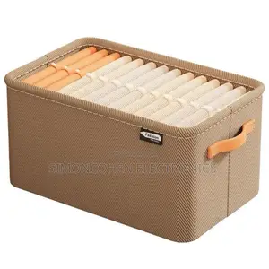 Foldable Multipurpose Hard Fabric Clothes/Closet Organizer