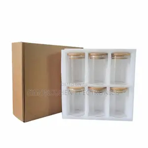 6pcs Spice Jars High Borosilicate Material