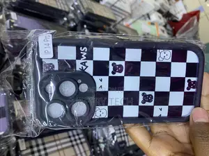 Kaws Grid Lattice Plaid Tartan Chessboard iPhone 14 Pro Case
