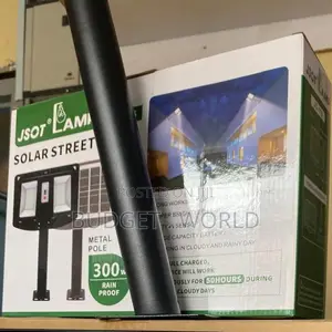 Solar Street Lamp With Metal Pole 300watts Outdoor