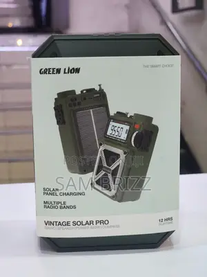Green Lion Vintage Solar Pro Radio Speaker