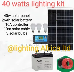 Home 40 Watts Lighting Solar Kit