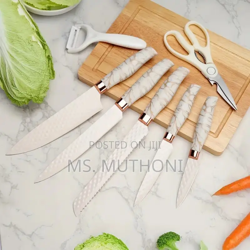 Aesthetic 16pcs/Stainless Steel Kitchen Knife Set