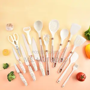 Aesthetic 16pcs/Stainless Steel Kitchen Knife Set