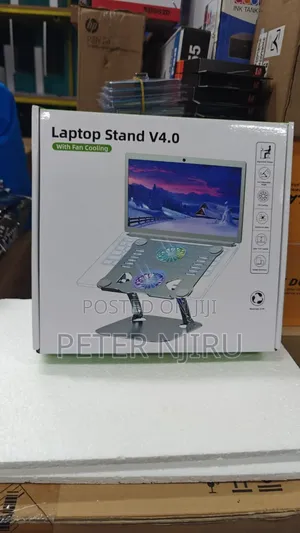 V4.0 Laptop Stand With 2 Cooling Fans