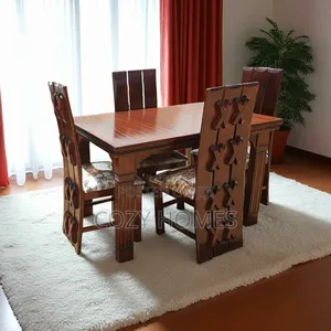 Dining Table, a Classic, Neat 4 Seater Dining Table, Wooden