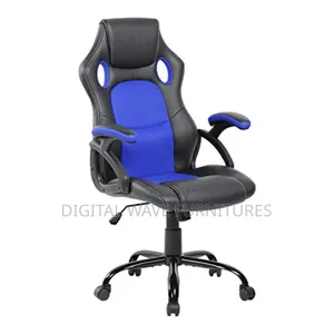 Blue Swivel Adjustable Gaming Chair/Office Chair Uhg5